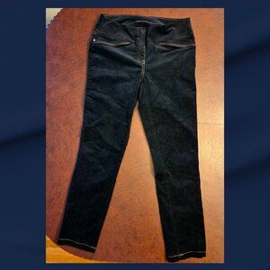 Van Heusen Women's Dark Blue (Navy) Corduroy Pants